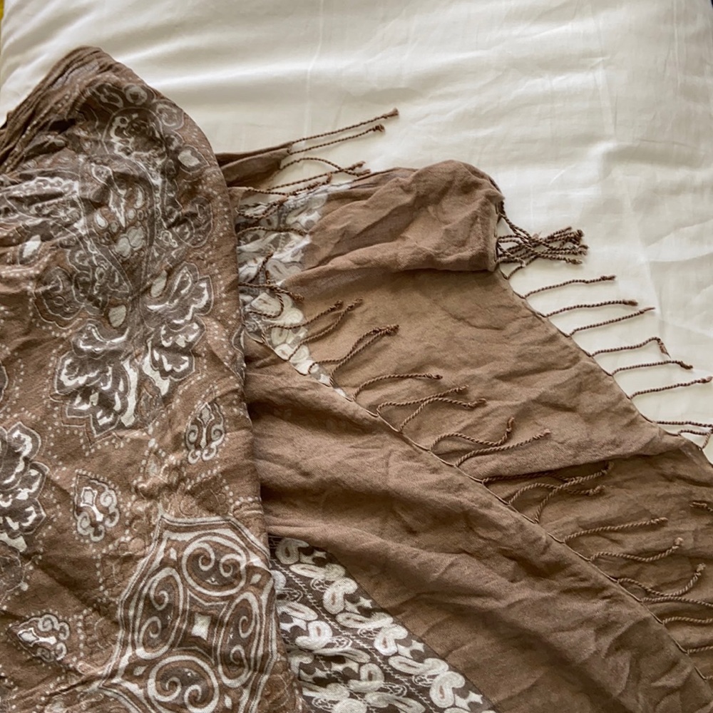 Brown scarf